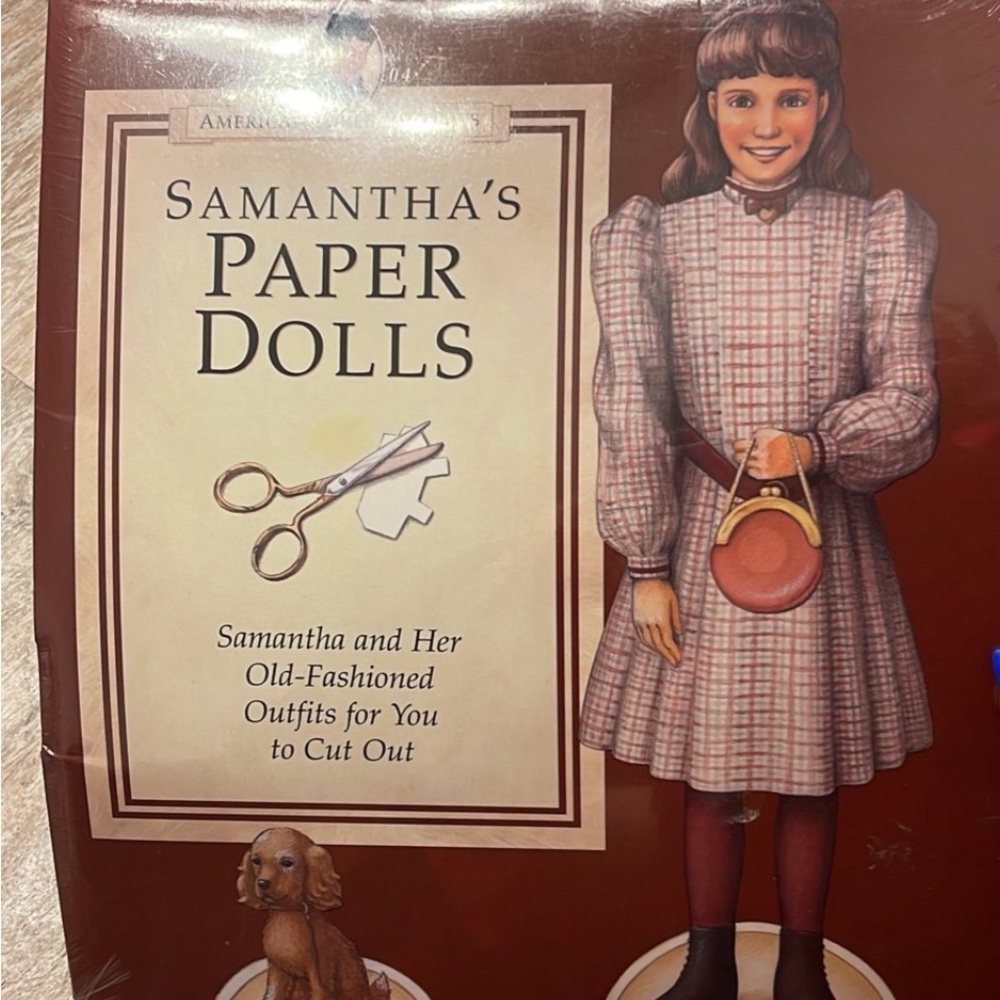 NEW AMERICAN GIRL Doll Samantha Play Paper Dolls